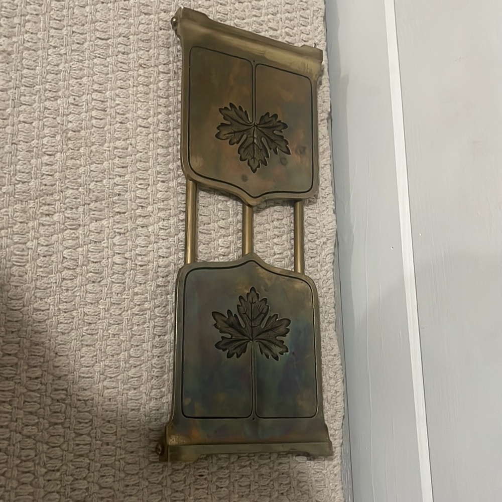 VINTAGE brass expandable book ends bookends bookend - Picture 4 of 8